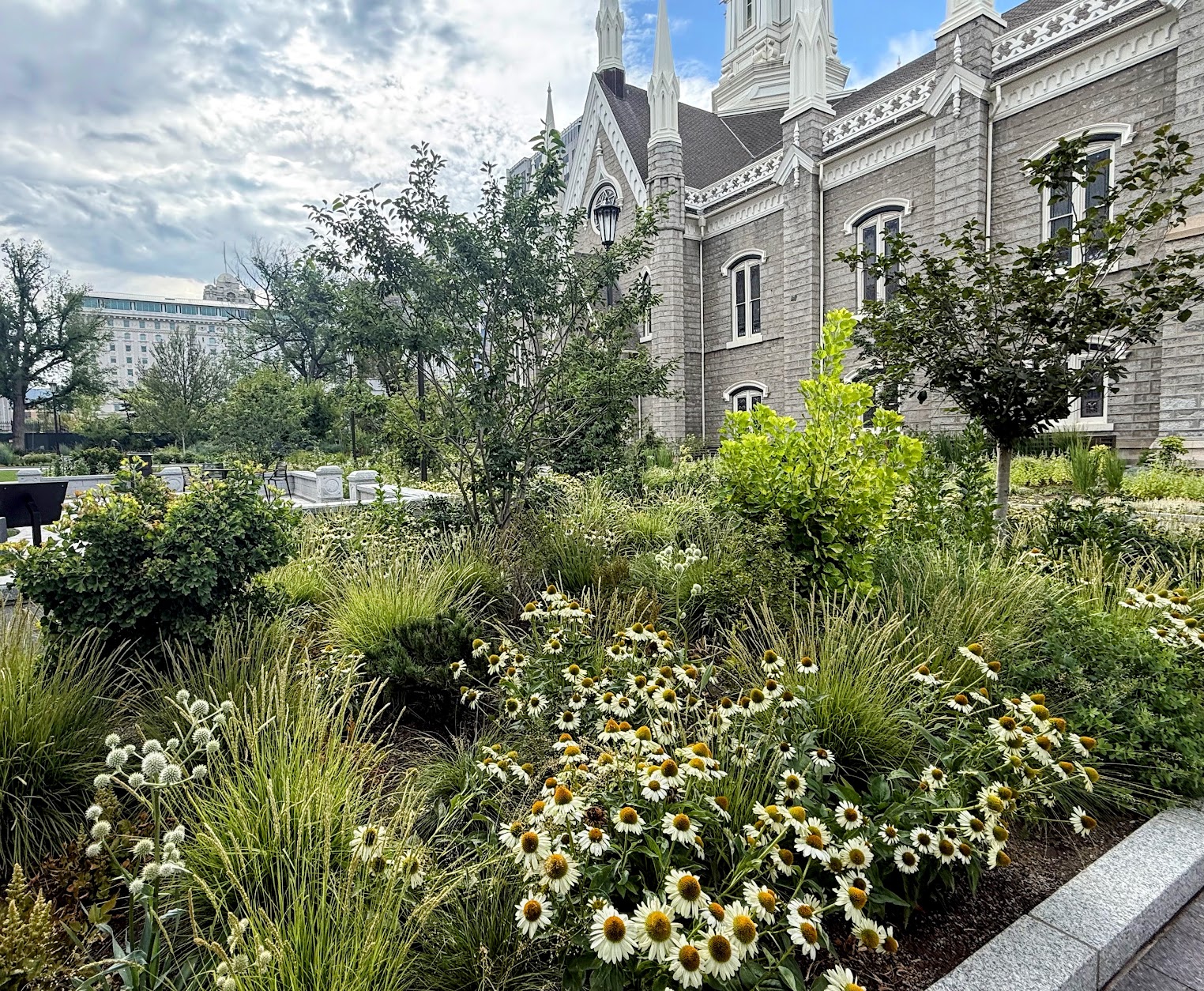 Border with Assembly Hall beyond