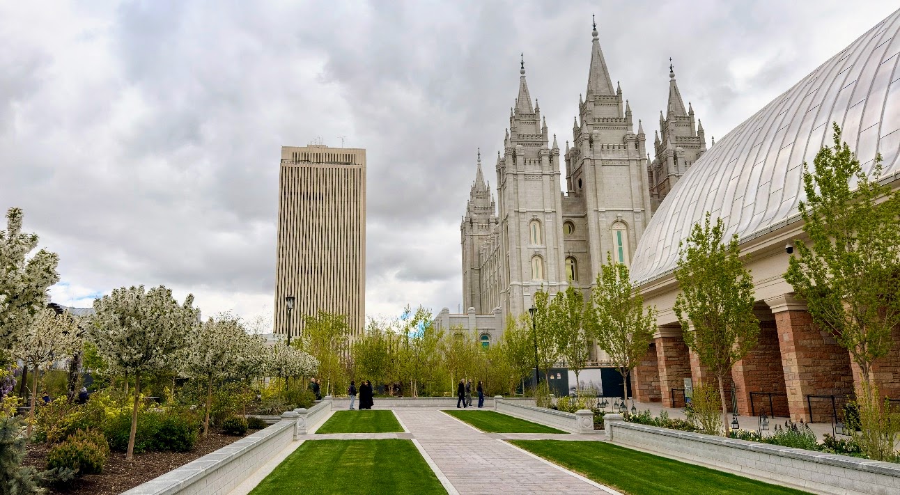 The Four Lawns at Temple Square